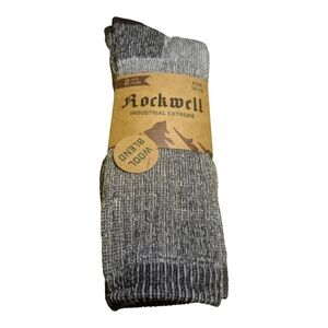 Rockwell Industrial Extreme Socks Mens  Wool Blend Black